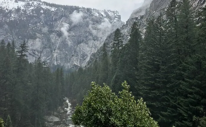 Waterfall Yosemite Valley
