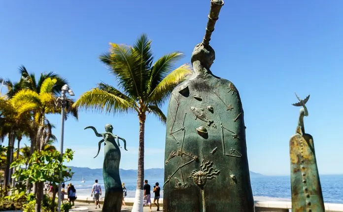 4 Free Things to do in Puerto Vallarta - Outsidevibes Puerto Vallarta Sculptures Malecon Mexico