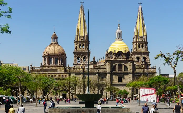 Guadalajara Centro Historico Church Mexico