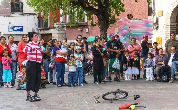 Guanajuato City Painted Streets Mexico