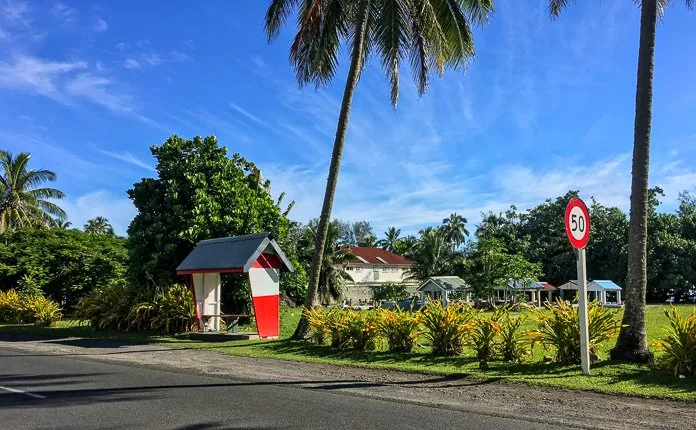 Rarotonga Bus Stop