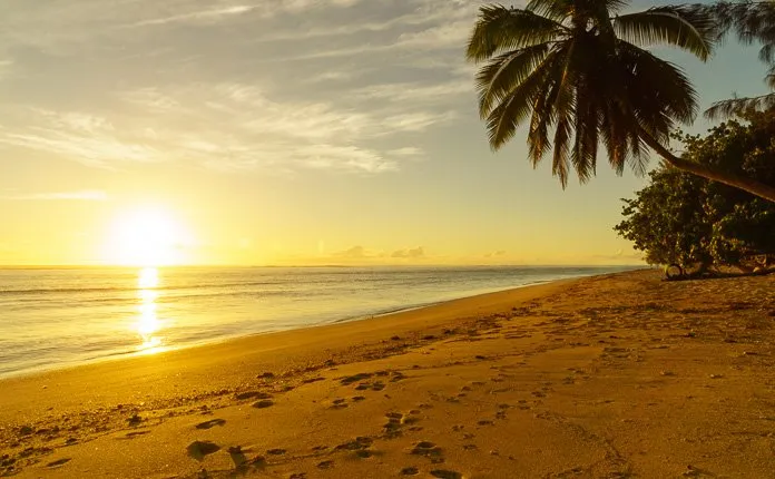 Rarotonga Beach Sunsets