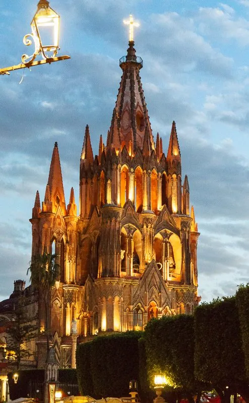 San Miguel de Allende Church Mexico