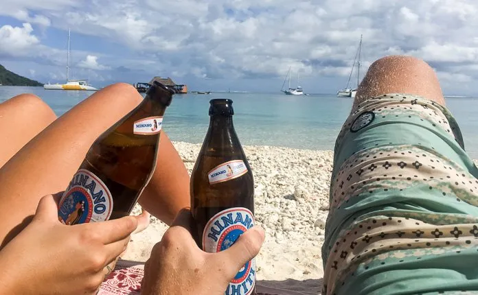Backpacking the Society Islands on a Budget - Outsidevibes Huahine beach