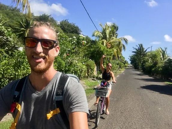 Biking Bora Bora