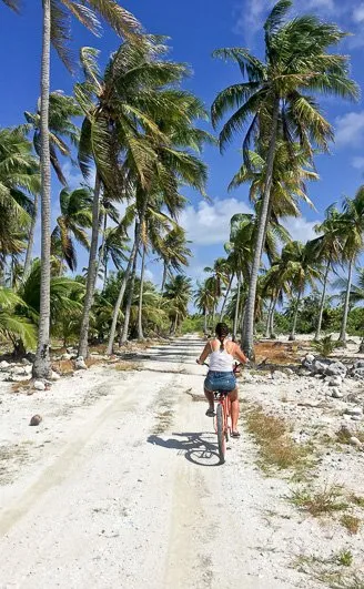 Biking Fakarava