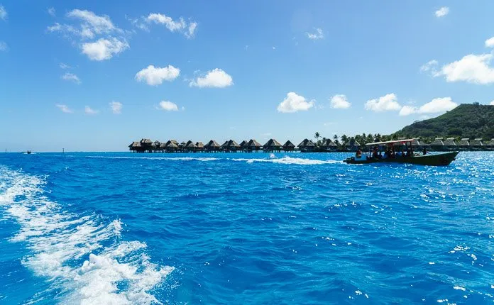 Over water bungalow Bora Bora