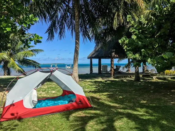 Backpacking the Society Islands on a Budget - Outsidevibes Camping Maupiti French Polynesia
