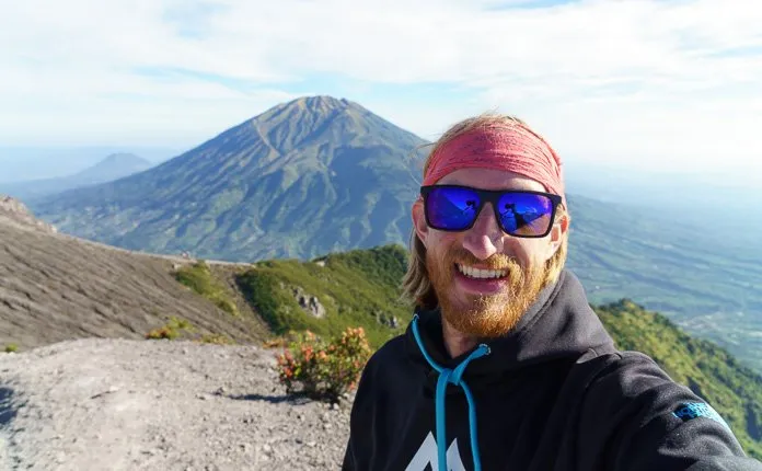 Hiking Mount Merapi Java Indonesia