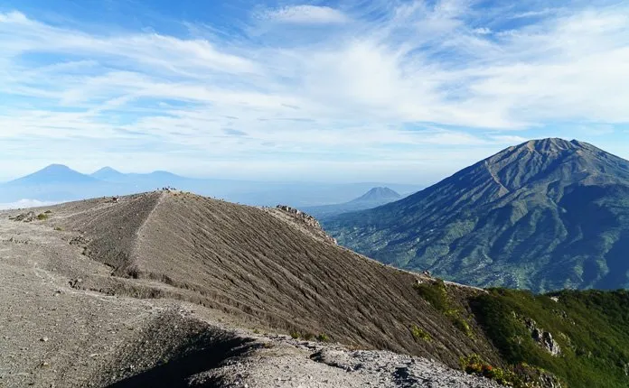 Hiking Mount Merapi Java Indonesia