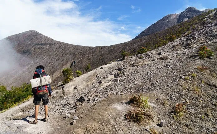 Hiking Mount Merapi Java Indonesia