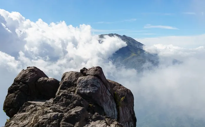 Hiking Mount Merapi Java Indonesia