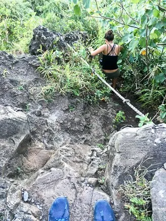 Hiking Mount Teurafaatiu