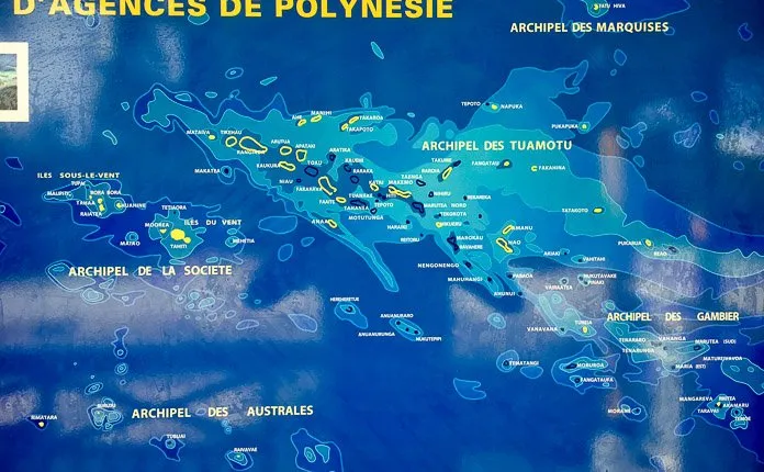 Backpacking the Society Islands on a Budget - Outsidevibes French Polynesia island map