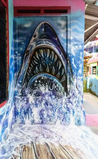Jaws Artwork Kampung Tridi