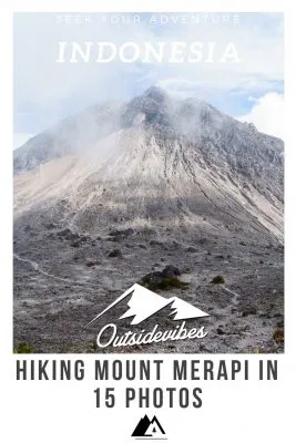 Photos of HIking Mount Merapi Java Indonesia