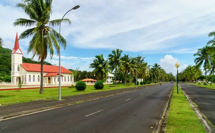 Raiatea French Polynesia Church