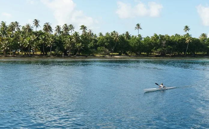 Kayaking Raiatea