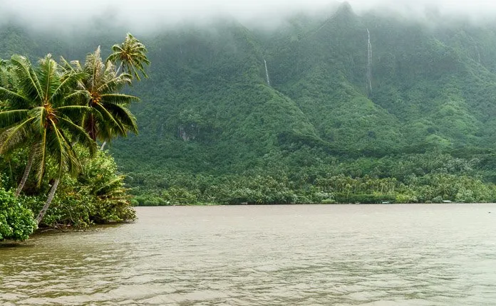 Backpacking the Society Islands on a Budget - Outsidevibes Raiatea waterfall