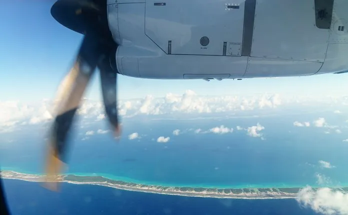 Flying around French Polynesia