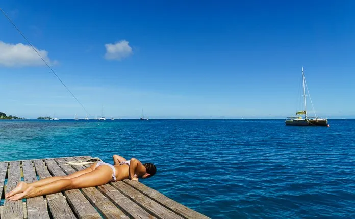 Backpacking Raiatea French Polynesia