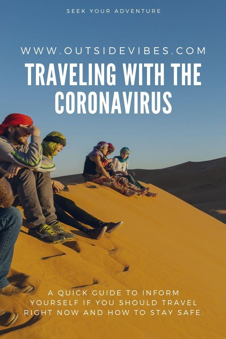 Traveling with the coronavirus pintrest