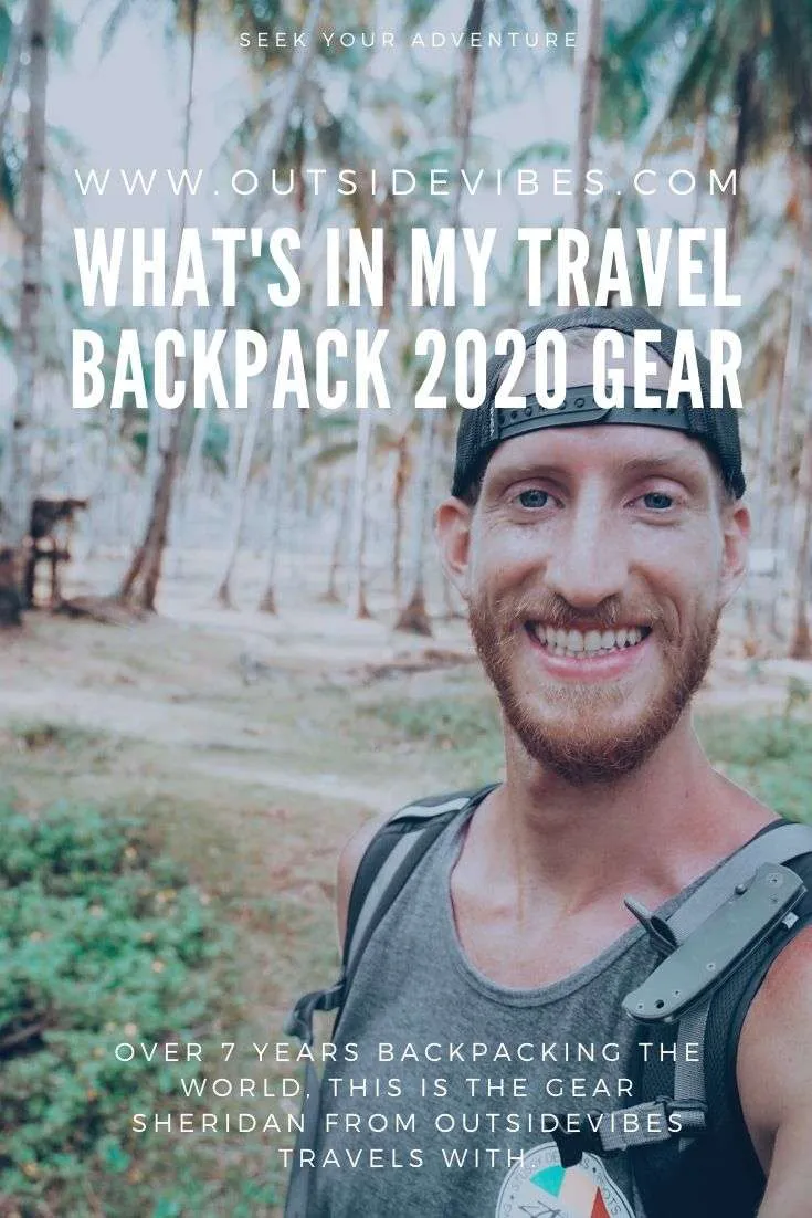 Whats in my travel backpack pinterest