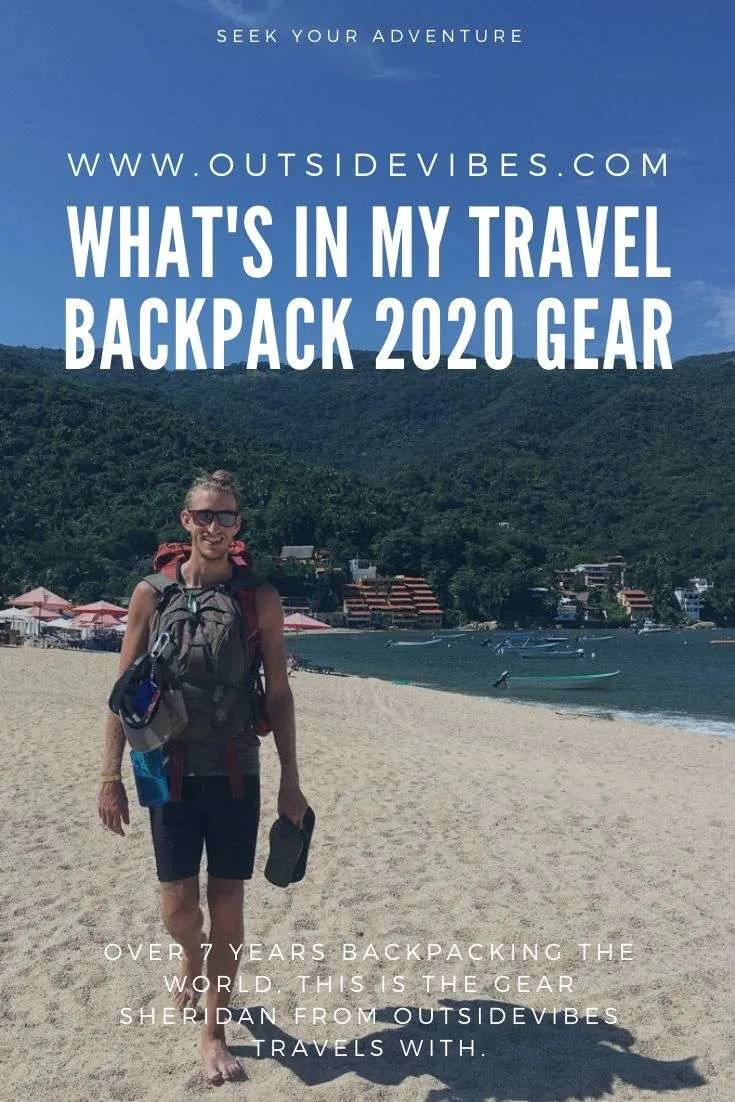 Whats in my travel backpack pinterest