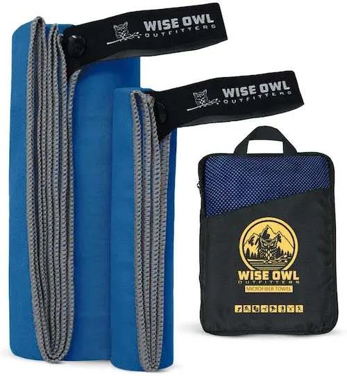 Wise Owl Microfiber Travel Towel